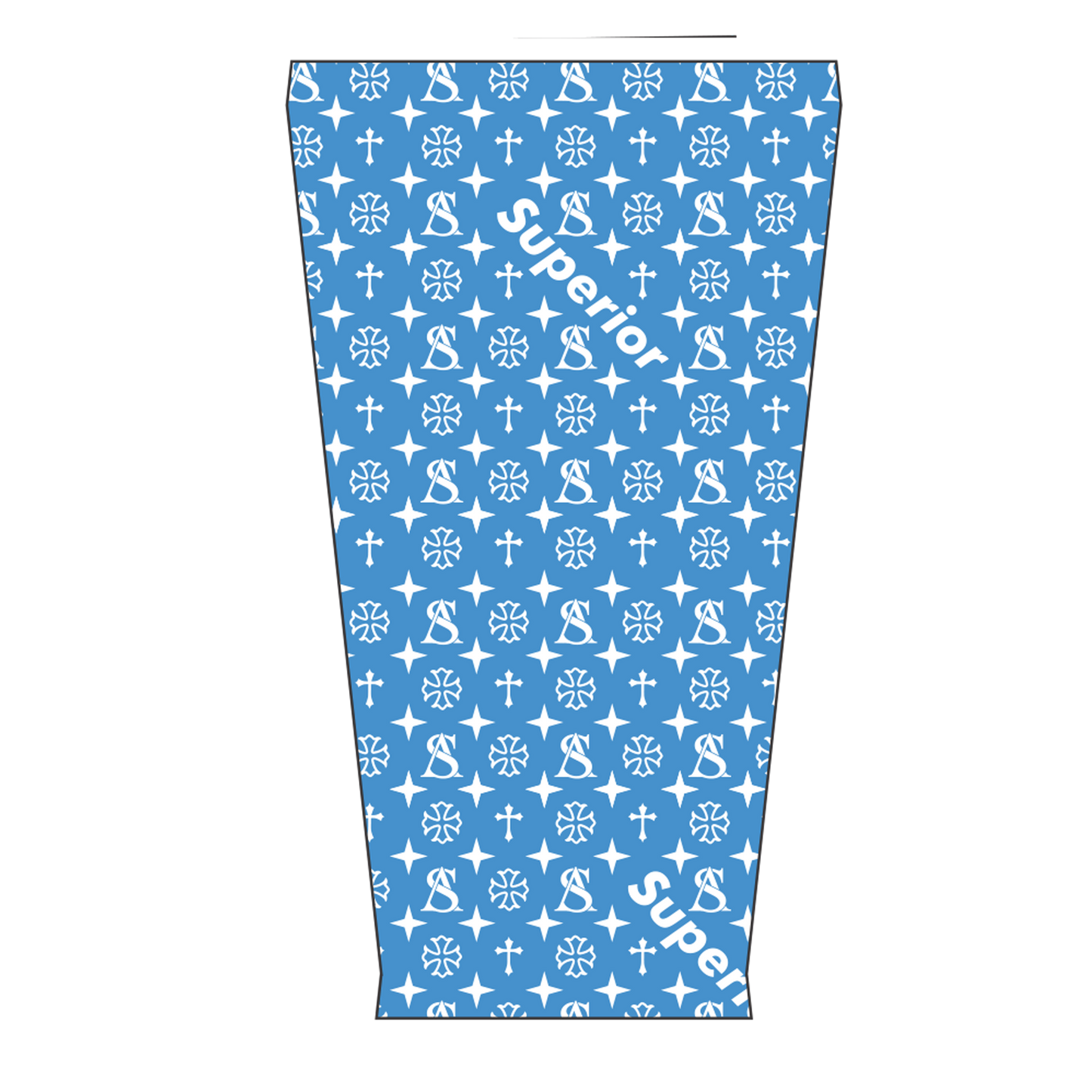 Superior Athlete Pattern Light Blue Armsleeve