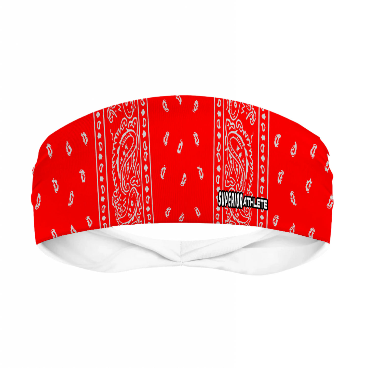 Bandana in Red Head Band by Superior Athlete