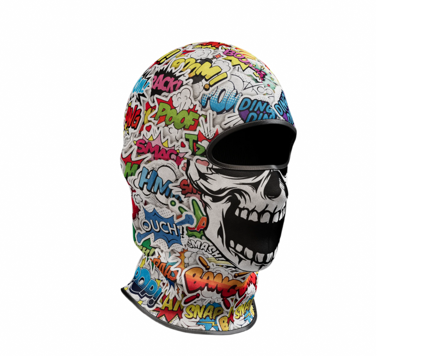 Comic Sticker Bomb with Skull Balaclava by Superior Athlete