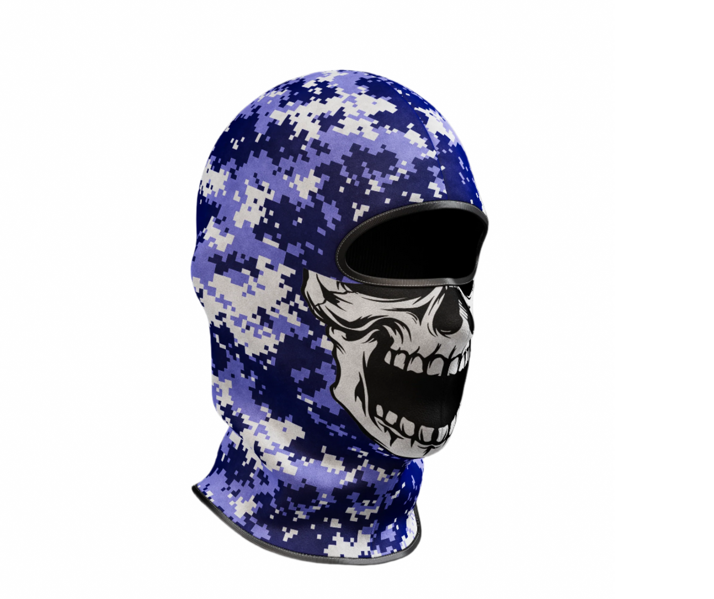 Digi Blue Camo Skull Balaclava by Superior Athlete