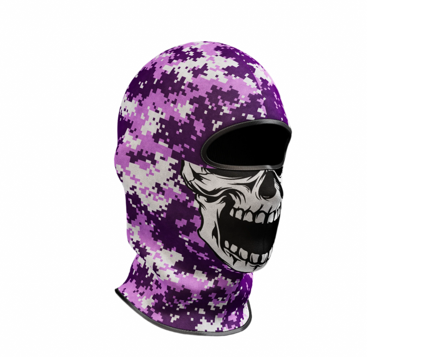 Digi Purple Camo Skull Balaclava by Superior Athlete