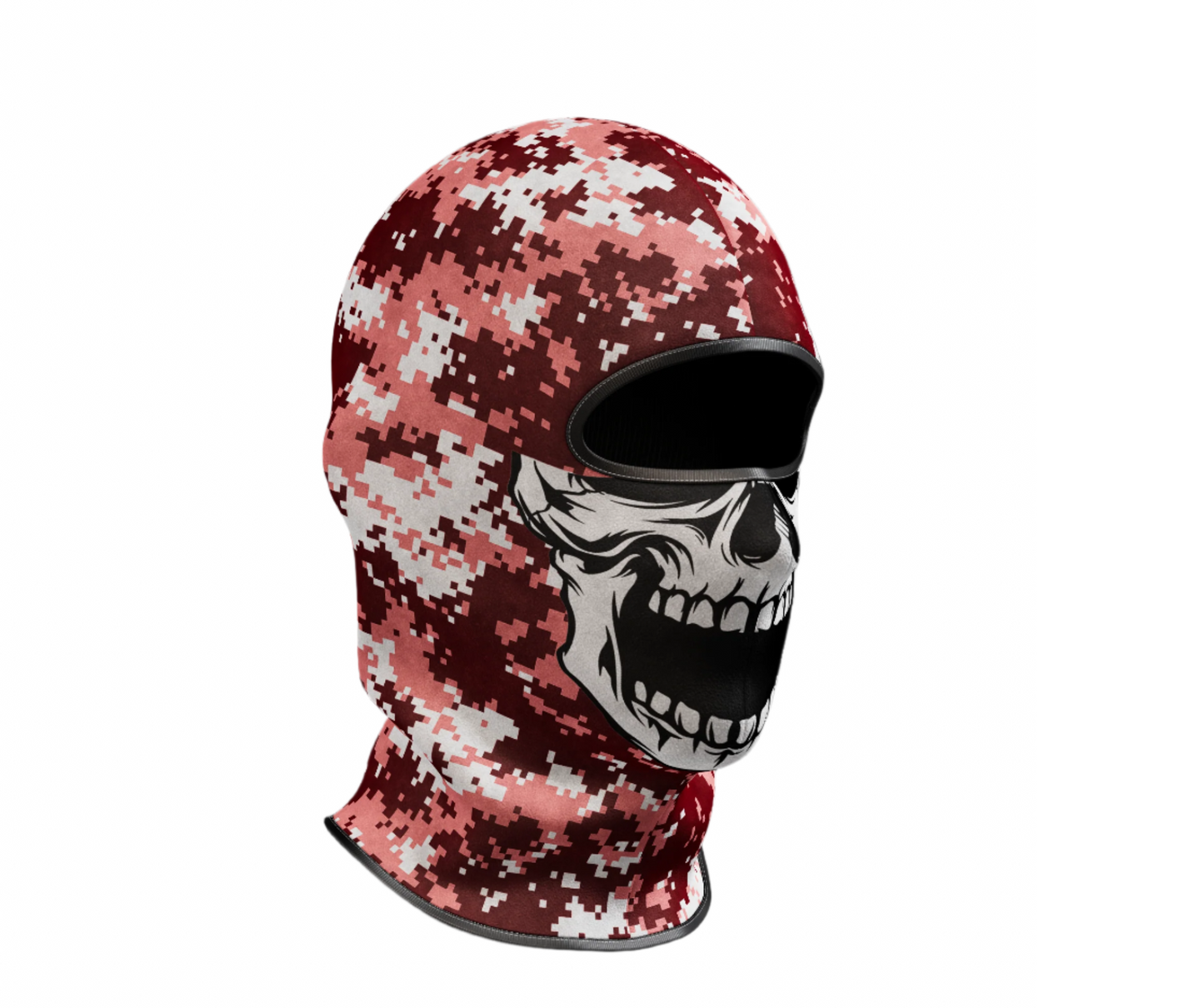 Digi Red Camo Skull Balaclava by Superior Athlete