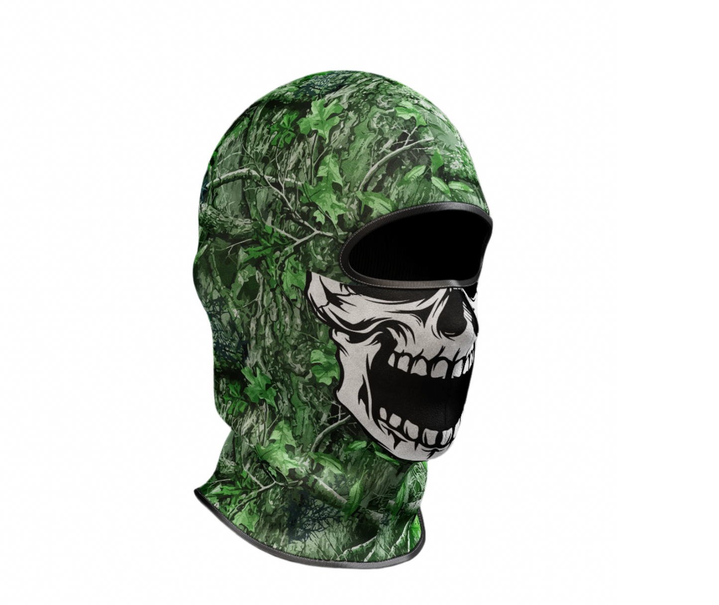 Green Woodland Skull Balaclava by Superior Athlete