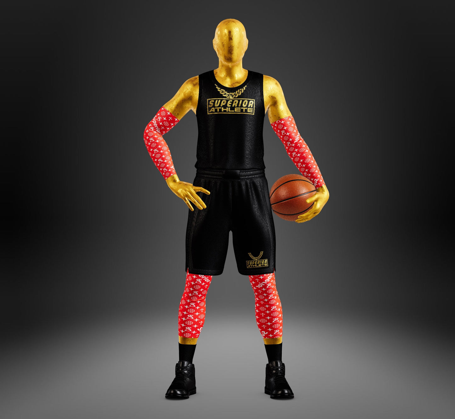 Superior Athlete Pattern - Red & White Armsleeve