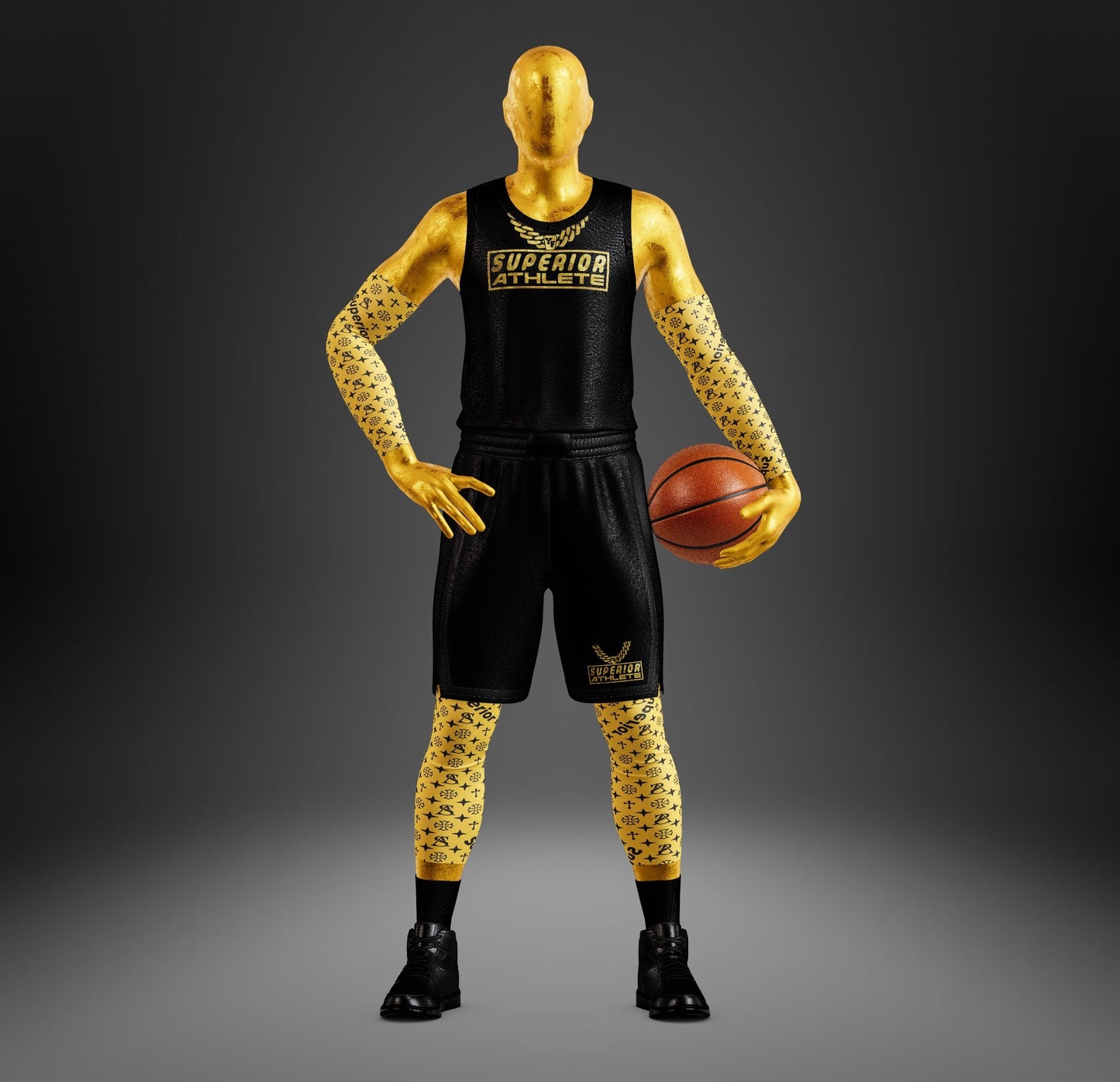 Superior Athlete Pattern - Yellow & Black Armsleeve