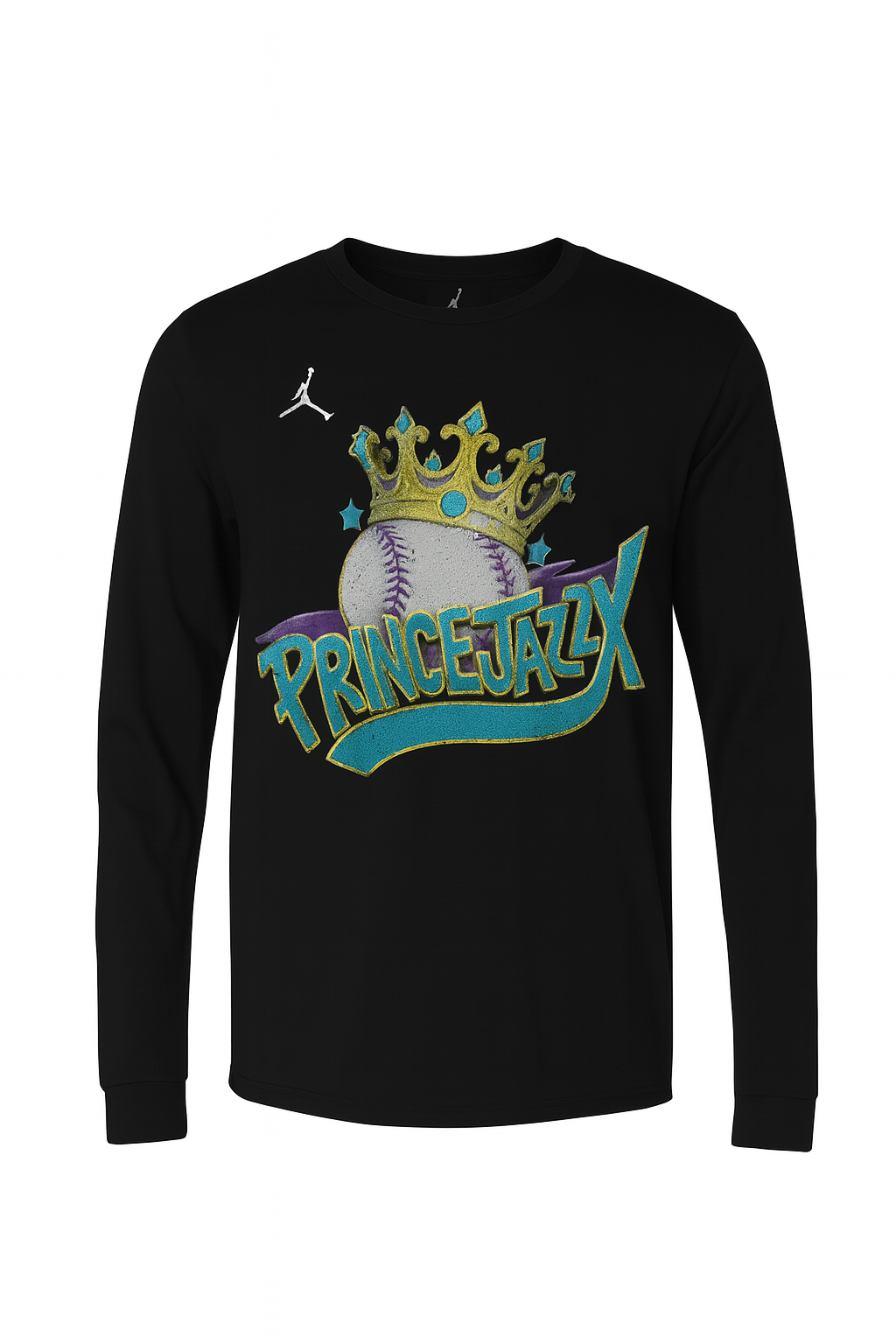 PrinceJazzX Crowned Classic Jordan Long Sleeve Tee