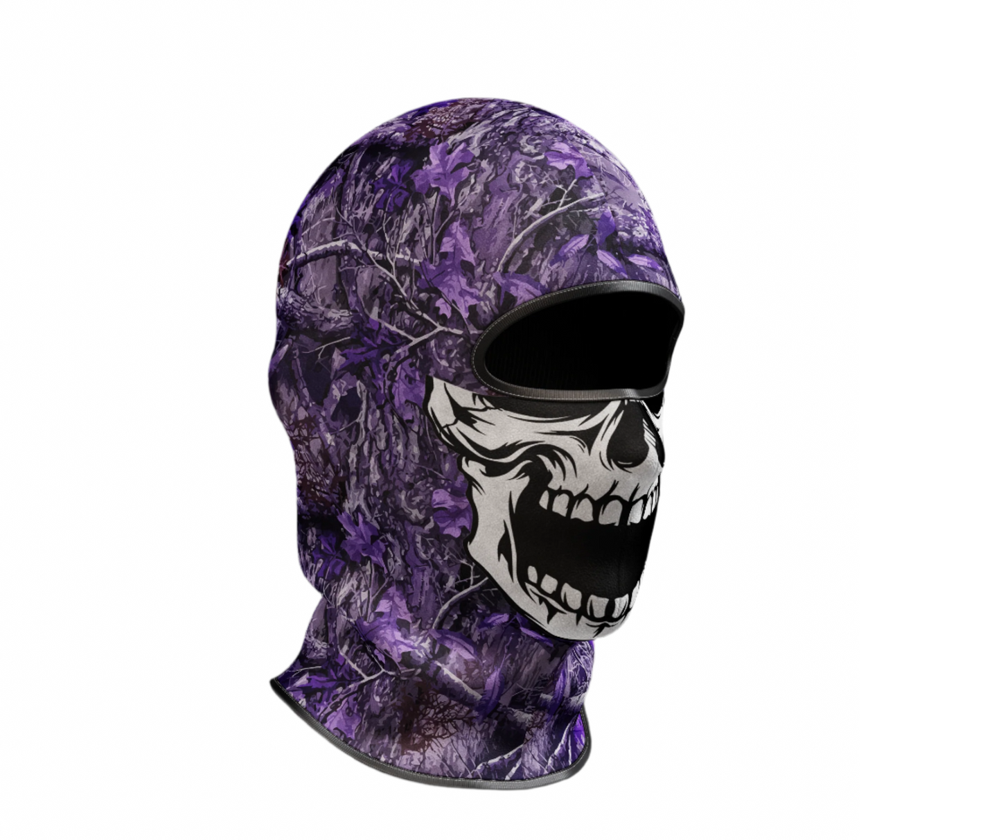 Purple Woodland Skull Balaclava by Superior Athlete