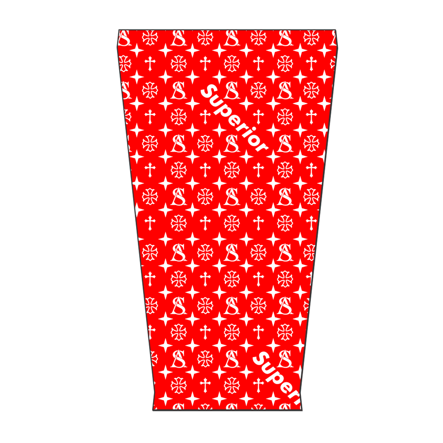 Superior Athlete Pattern - Red & White Armsleeve