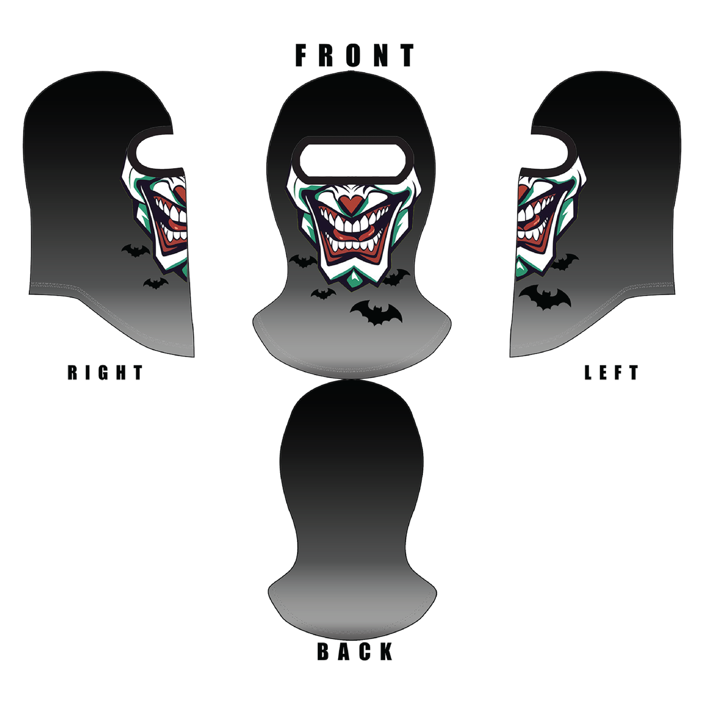 Clown Mask Performance Balaclava