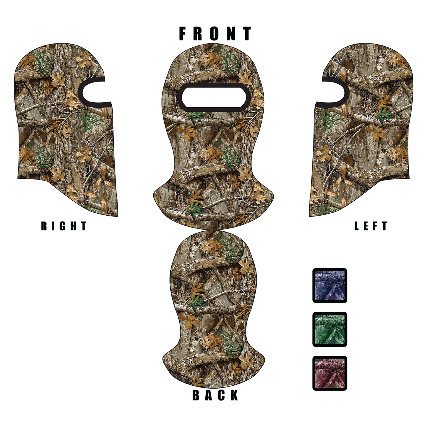 Woodland Style Performance Balaclava