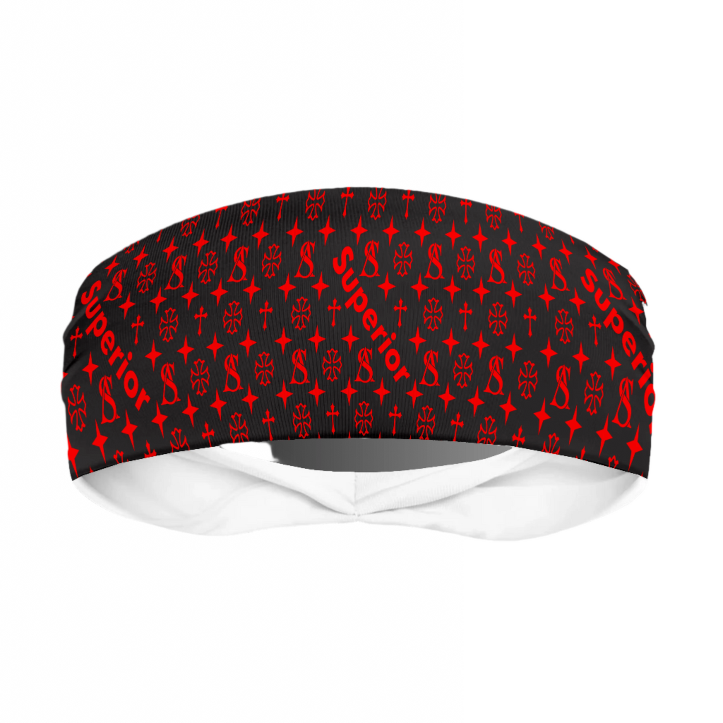 Superior Athlete Black with Red Head Band