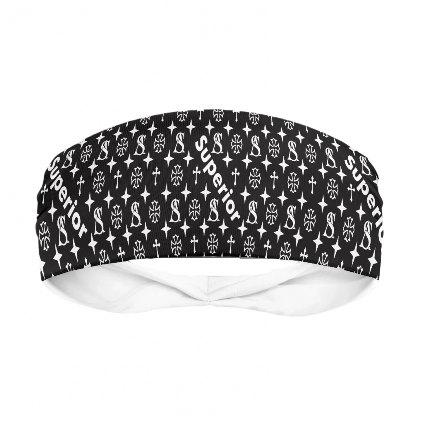 Superior Athlete in Black Head Band