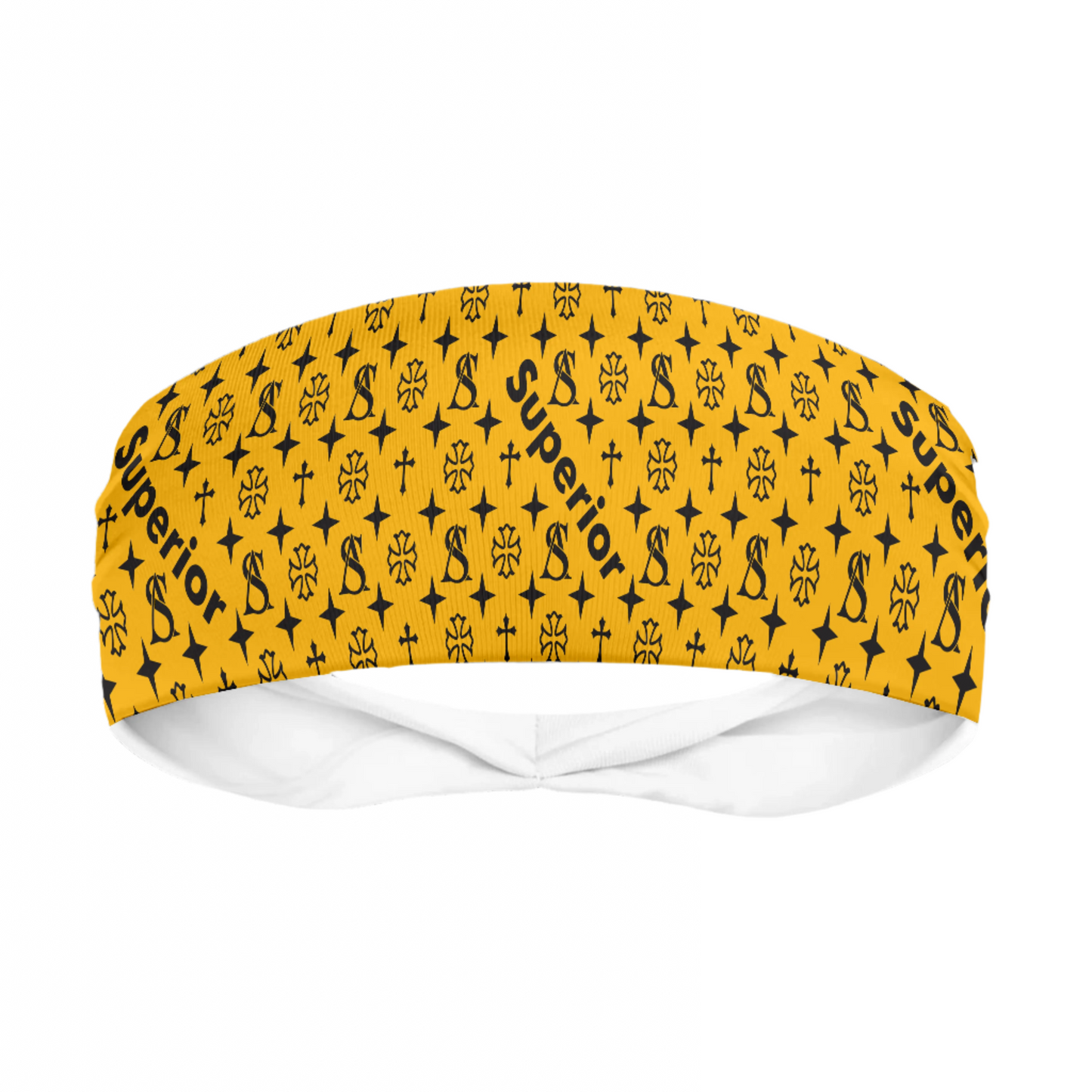 Superior Athlete in Yellow with Black Head Band
