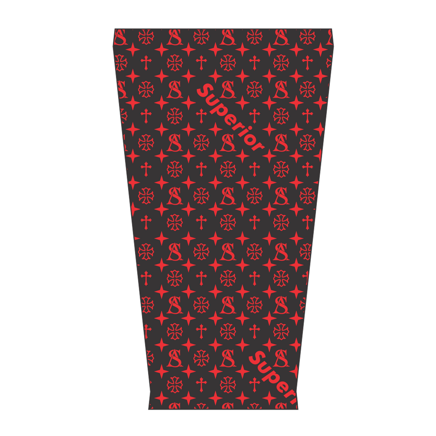 Superior Athlete Pattern - Black & Red Armsleeve