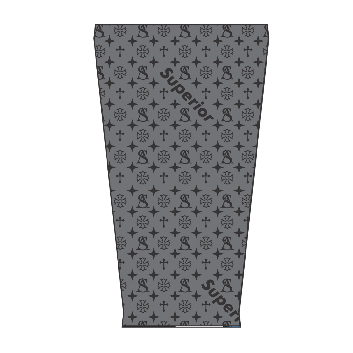 Superior Athlete Pattern - Gray & Black Armsleeve