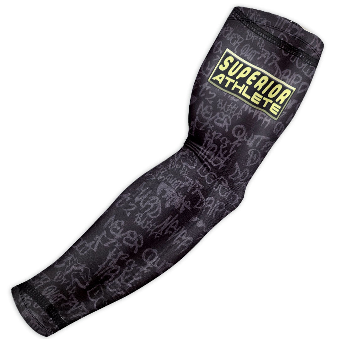 Graffiti Black on Black Armsleeve