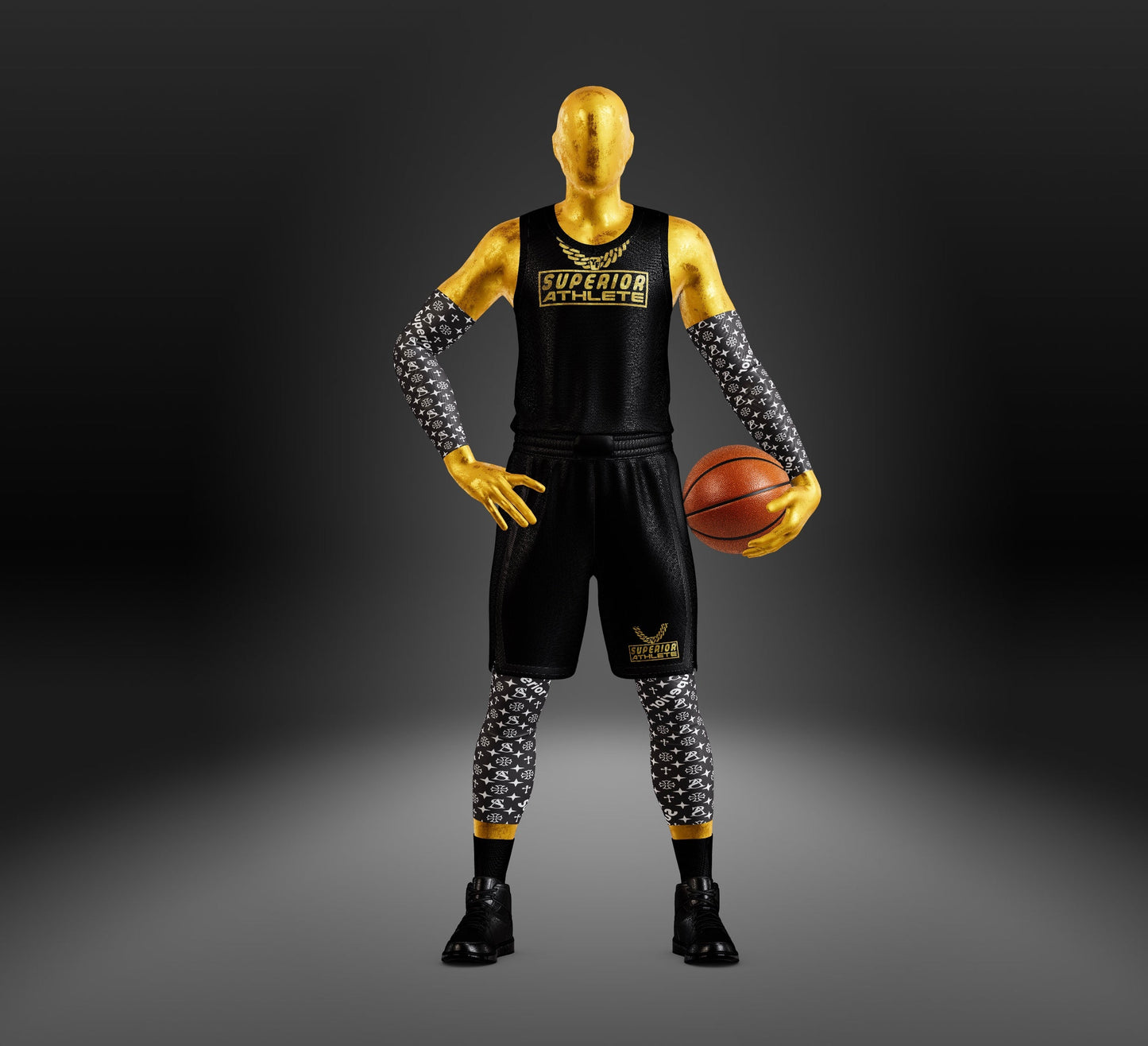 Superior Athlete Pattern - Black & White Armsleeve