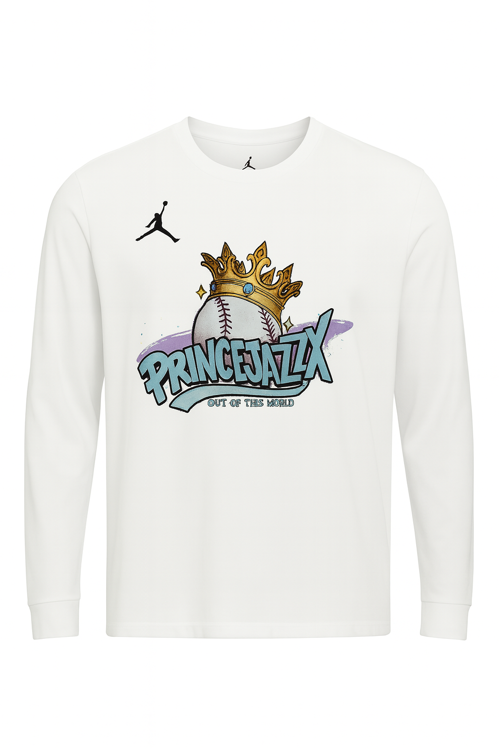 PrinceJazzX Crowned Classic Jordan Long Sleeve Tee