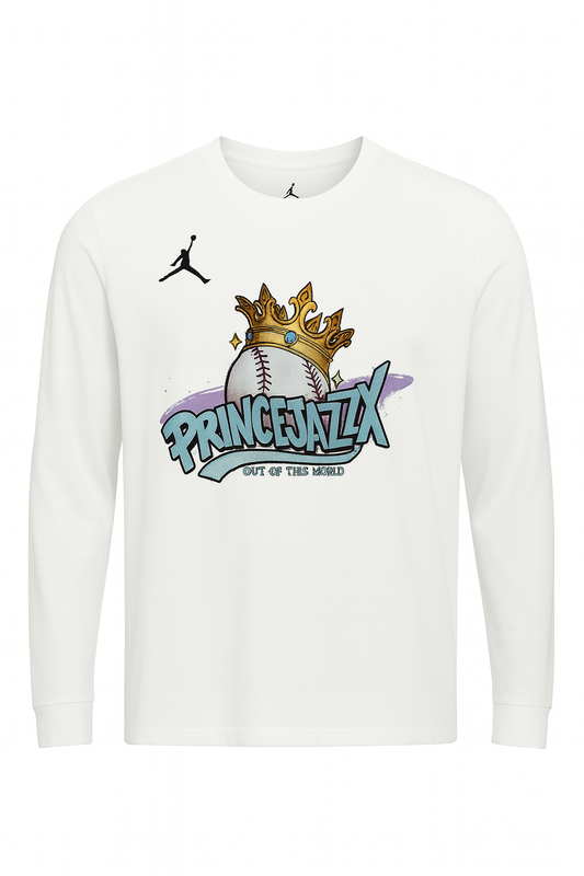 PrinceJazzX Crowned Classic Jordan Long Sleeve Tee