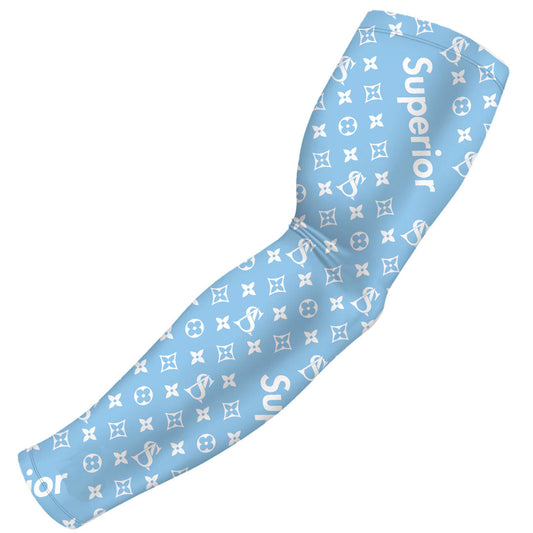 Superior Athlete Pattern Light Blue Armsleeve