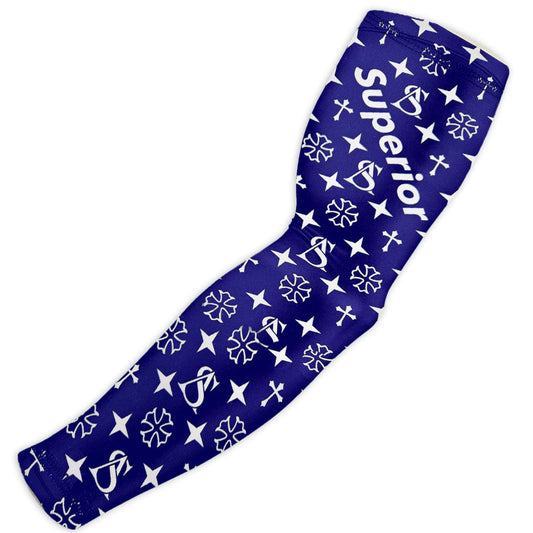 Superior Athlete Pattern - Navy & White Armsleeve