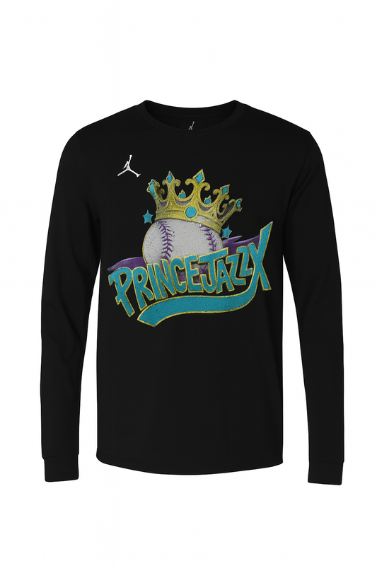 PrinceJazzX Crowned Classic Jordan Long Sleeve Tee
