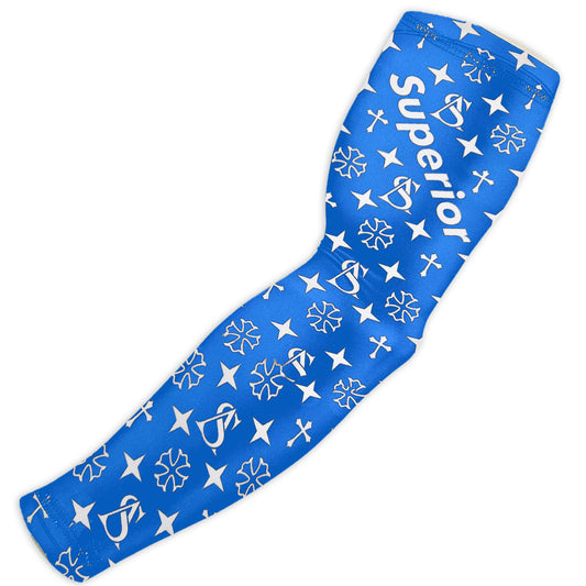 Superior Athlete Pattern - Royal Blue & White Armsleeve