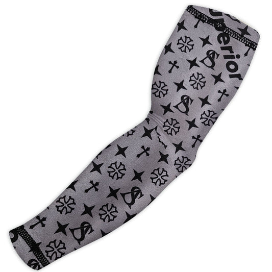 Superior Athlete Pattern - Gray & Black Armsleeve