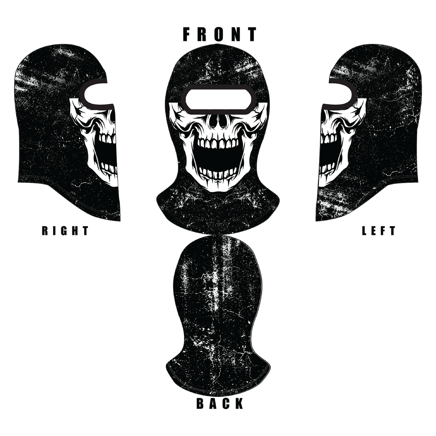 Grunge Skull Style Performance Balaclava