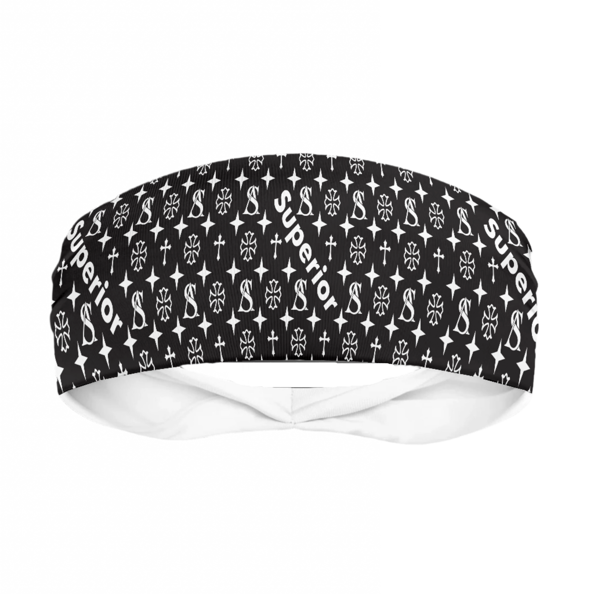 Superior Athlete in Black Head Band