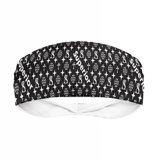 Superior Athlete in Black Head Band