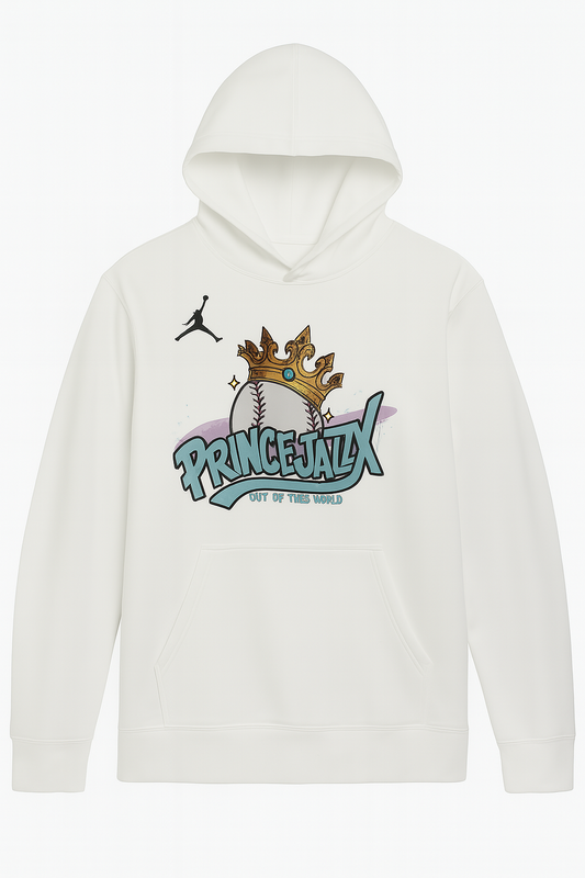 PrinceJazzX Crowned Classic Jordan Long Sleeve Hooded tee