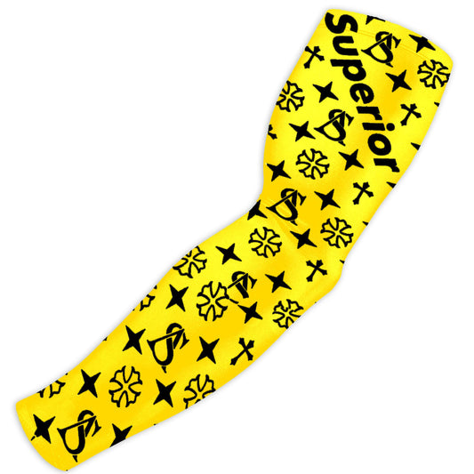 Superior Athlete Pattern - Yellow & Black Armsleeve